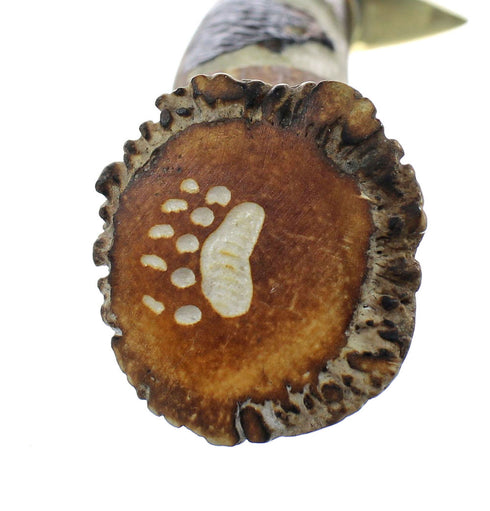 Hand Crafted Hunting Stag Knife Knife Ken Richardson Carve 9" JX126206