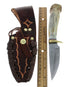 Hand Crafted Hunting Stag Knife Knife Ken Richardson Carve 9" JX126206