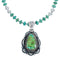Sterling Silver Turquoise Native American Bead Necklace Set JX126979