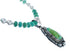 Sterling Silver Turquoise Native American Bead Necklace Set JX126979