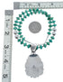 Sterling Silver Turquoise Native American Bead Necklace Set JX126979