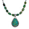 Sterling Silver Turquoise Native American Bead Necklace Set JX126982