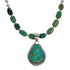 Sterling Silver Turquoise Native American Bead Necklace Set JX126982