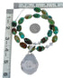 Sterling Silver Turquoise Native American Bead Necklace Set JX126982