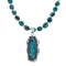 Sterling Silver Turquoise Native American Bead Necklace Set JX126970