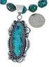 Sterling Silver Turquoise Native American Bead Necklace Set JX126970