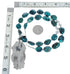 Sterling Silver Turquoise Native American Bead Necklace Set JX126970