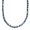 Native American Turquoise and Charoite Sterling Silver Bead Necklace JX126964