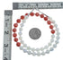 Sterling Silver Pink Coral and Mother of Pearl Bead Necklace JX126893