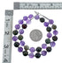 Amethyst and Jasper Sterling Silver Bead Necklace JX126890
