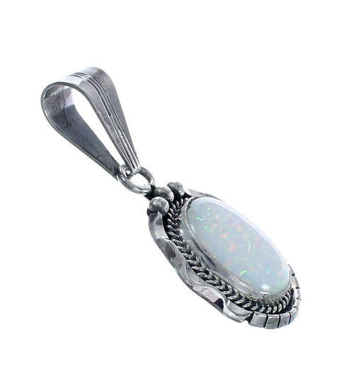 Native American Opal And Sterling Silver Pendant JX126343