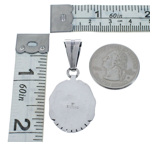 Native American Opal And Sterling Silver Pendant JX126343