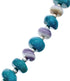 Navajo Turquoise Purple Oyster Shell Bead Necklace JX126752