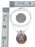 Liquid Silver Native American Agate Necklace JX126757