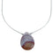 Liquid Silver Native American Agate Necklace JX126758