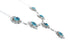 Turquoise Genuine Sterling Silver Navajo Link Necklace JX127049
