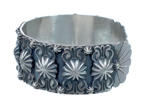 Native American Navajo Genuine Sterling Silver Cuff Bracelet JX126298