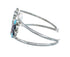 Multicolor Inlay Sterling Silver Zuni Thunderbird Cuff Bracelet AX126286