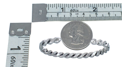Sterling Silver Navajo Baby Bracelet AX126735