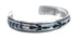 Tommy And Rose Singer Navajo Authentic Sterling Silver Thunderbird Cuff Bracelet AX126704