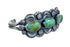 Navajo Genuine Sterling Silver Turquoise Cuff Bracelet AX126739