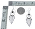 Native American Genuine Sterling Silver Hook Dangle Earrings JX126820