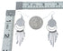 Native American Genuine Sterling Silver Hook Dangle Earrings AX126172