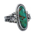 Native American Turquoise Sterling Silver Ring Size 6-1/2 AX126990