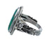 Native American Turquoise Sterling Silver Ring Size 6-1/2 AX126990