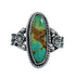Native American Turquoise Sterling Silver Ring Size 5-1/2 AX126994