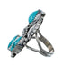 Navajo Turquoise Multistone Ring Size 9-1/2 AX126182