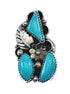 Navajo Turquoise Multistone Ring Size 9-1/2 AX126183