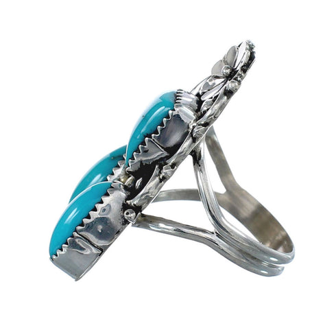 Navajo Turquoise Multistone Ring Size 9-1/4 AX126184