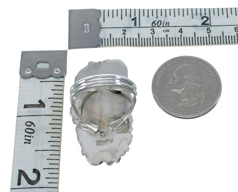 Navajo Turquoise Multistone Ring Size 9-1/4 AX126184