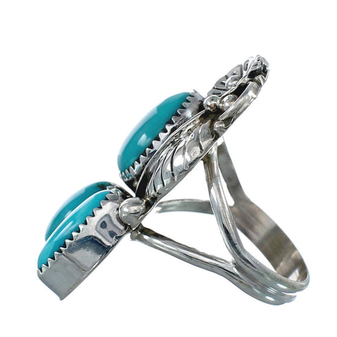 Navajo Turquoise Multistone Ring Size 9-1/4 AX126189