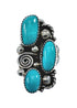 Navajo Turquoise Multistone Ring Size 9-1/2 AX126190
