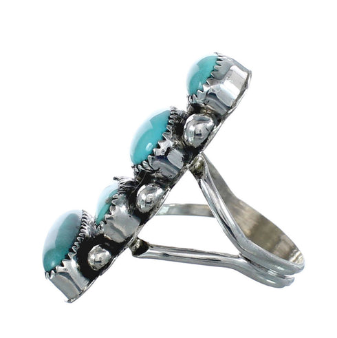 Navajo Turquoise Multistone Ring Size 10-1/2 AX126191