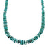 Native American Turquoise Graduated Bead And Sterling Silver Necklace JX126233