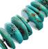 Native American Turquoise Graduated Bead And Sterling Silver Necklace JX126233