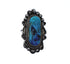 Native American Turquoise Sterling Silver Ring Size 8-1/2 AX127075