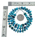 Native American Turquoise Sterling Silver Bead Necklace JX127122