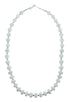 Mother of Pearl Sterling Silver Native American Bead Necklace JX127158