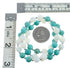 Turquoise Mother of Pearl Sterling Silver Native American Bead Necklace JX127152