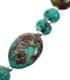 Native American Turquoise Sterling Silver Bead Necklace JX127124