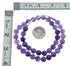 Amethyst Sterling Silver Native American Bead Necklace JX127161