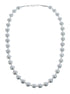 Mother of Pearl Sterling Silver Native American Bead Necklace JX127156