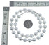 Mother of Pearl Sterling Silver Native American Bead Necklace JX127156
