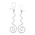 Native American Genuine Sterling Silver Hook Dangle Earrings JX127285