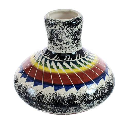 Native American Pottery Hand Crafted Navajo Pot By Agnes Woods JX127356