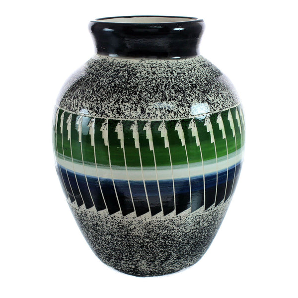 Native American Pottery Hand Crafted Navajo Pot By Agnes Woods JX127343